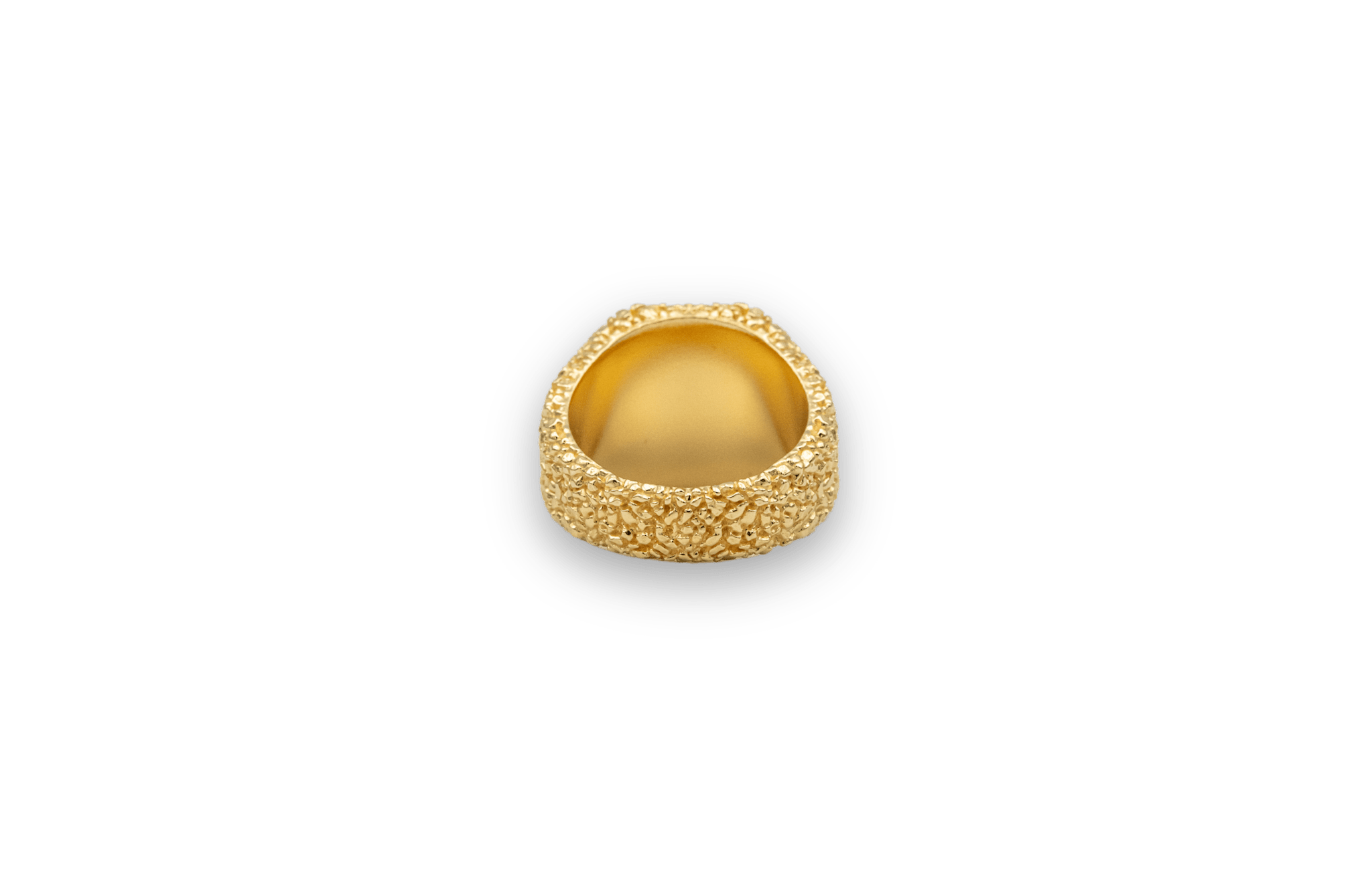 IX Crunchy Cushion Blue Enamel Ring