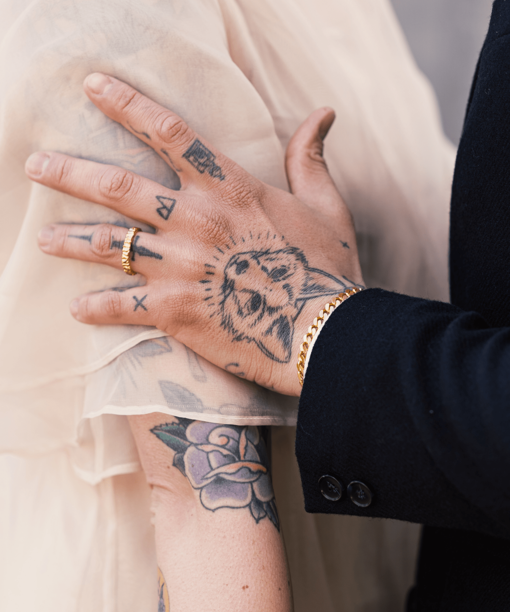 IX Crunchy Class Ring Gold 14K