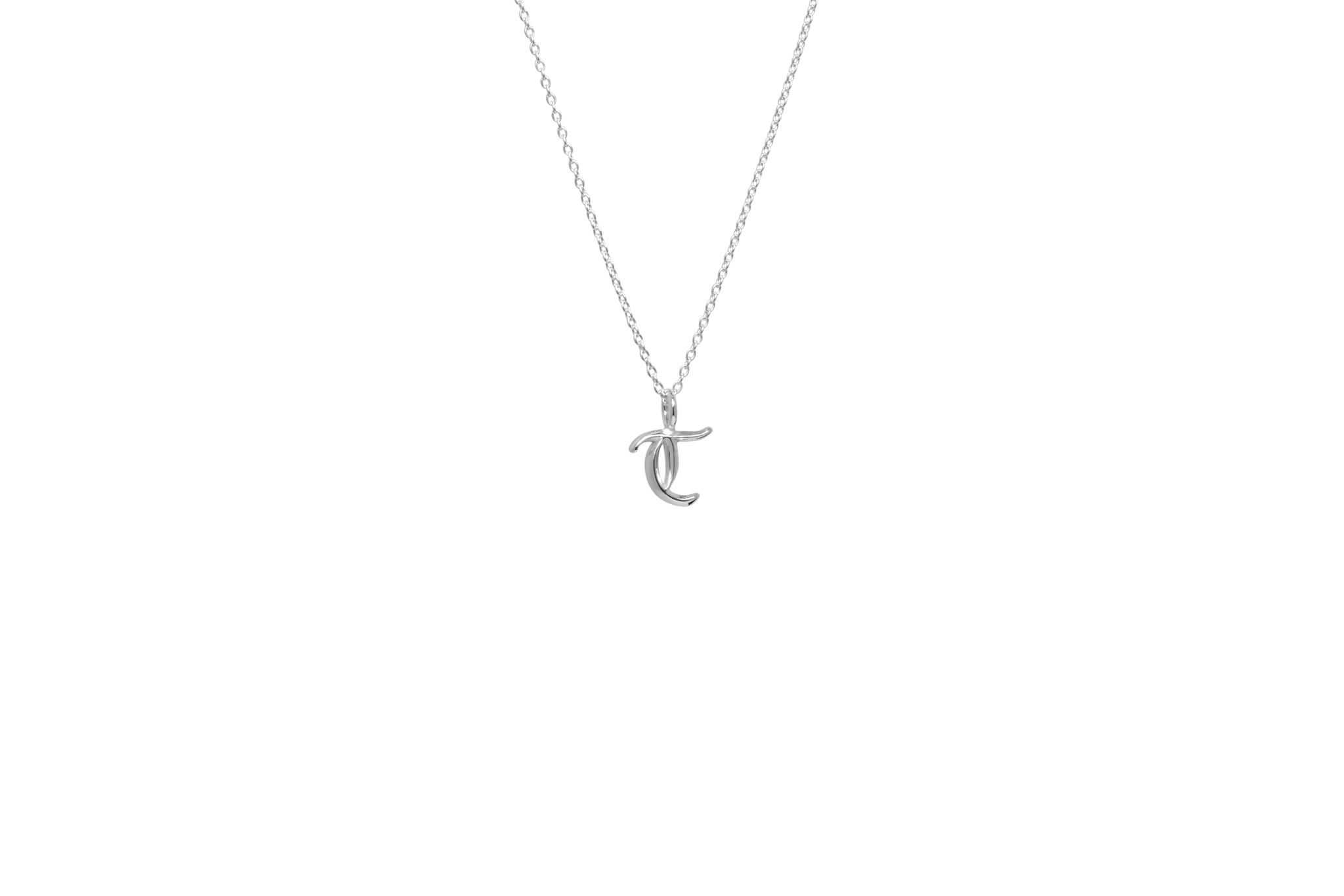 IX Letter Charm Silver