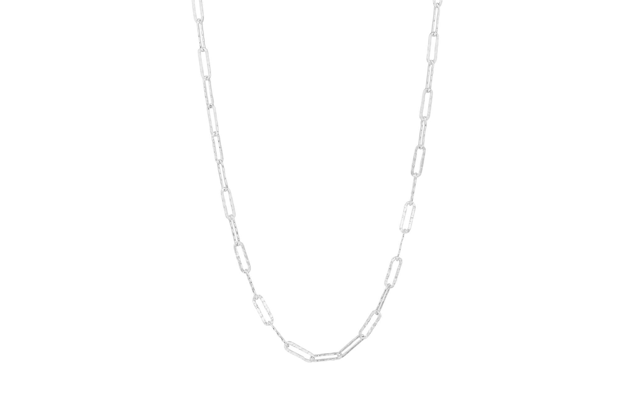 IX Alpha Necklace Silver