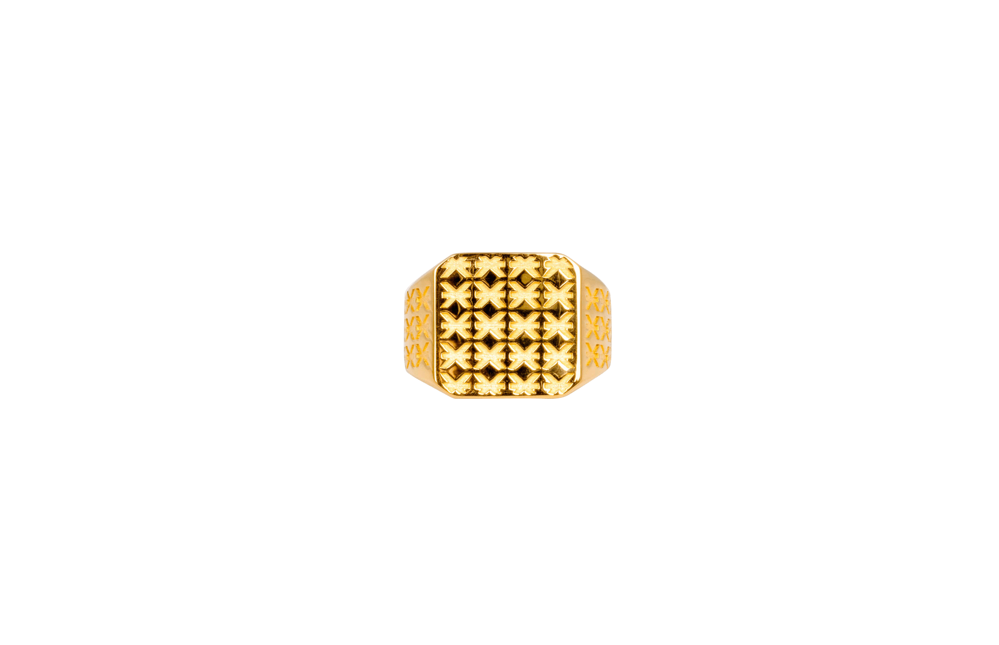 IX Octagon Logo Signet Ring