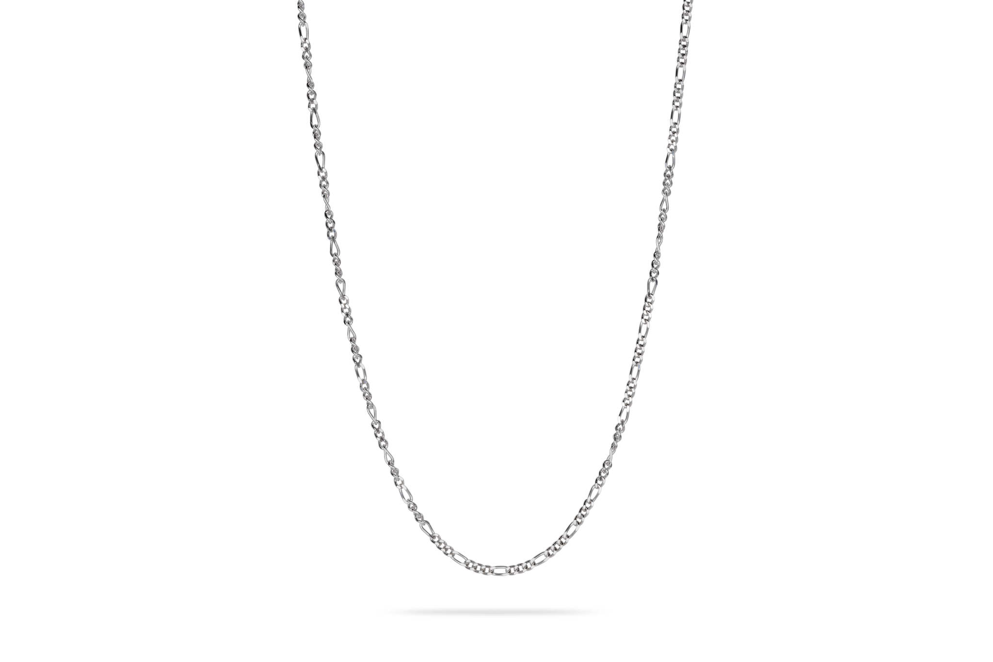 IX Figaro Chain Silver