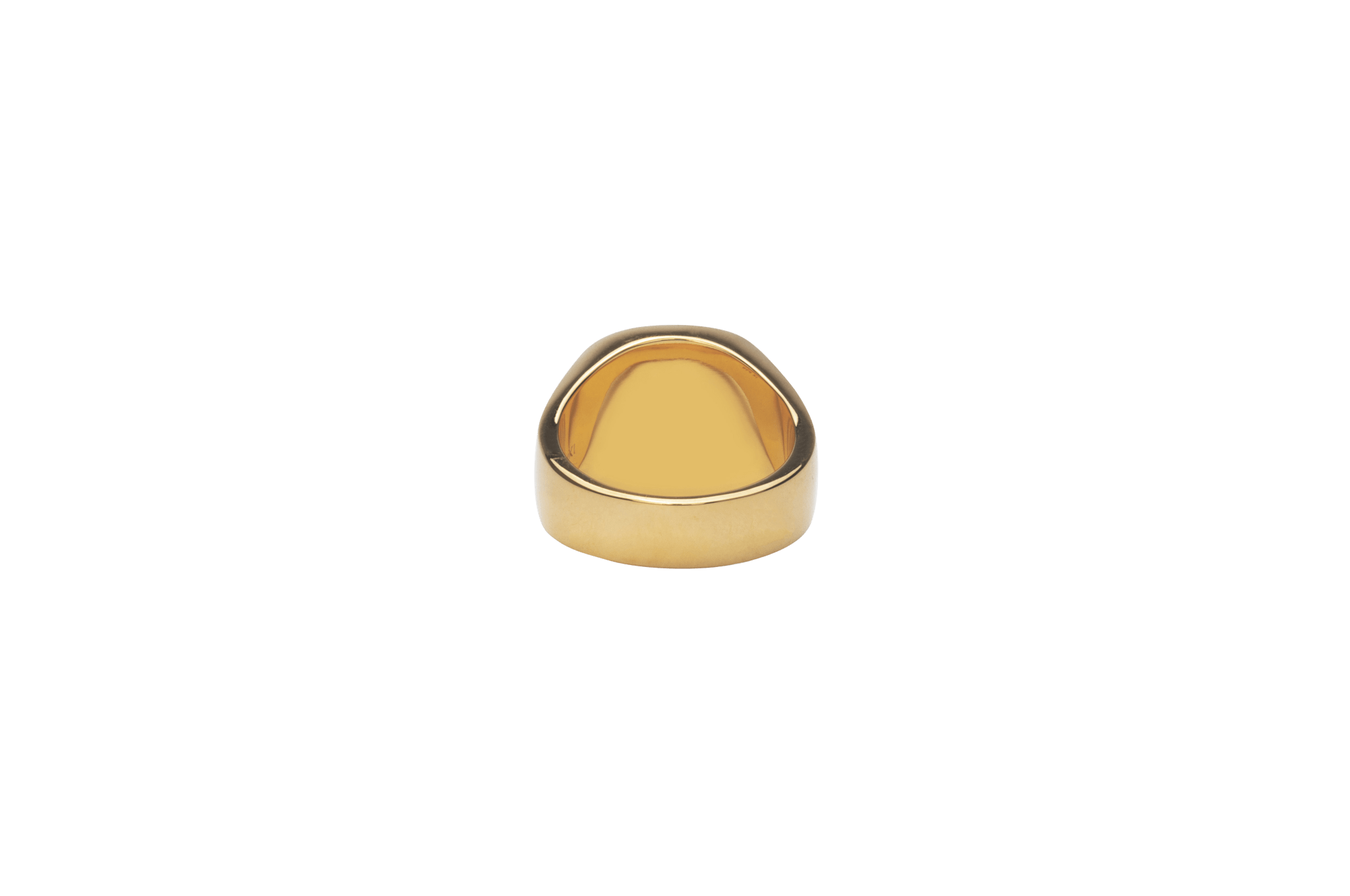 IX Cushion Signet Ring Rhodocrosite