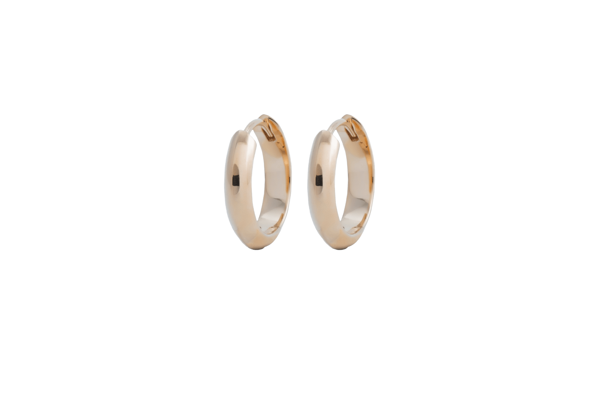 IX Chunky Edge Earring Gold 14K