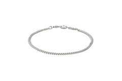 IX Curb Medi Bracelet Silver