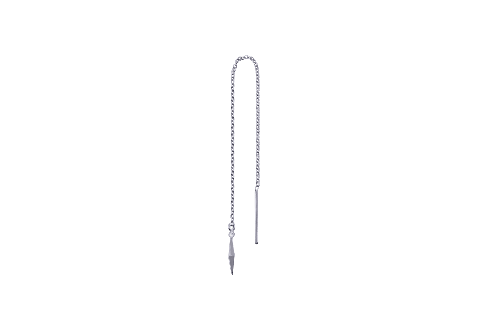 IX Spear Ear Chain Silver