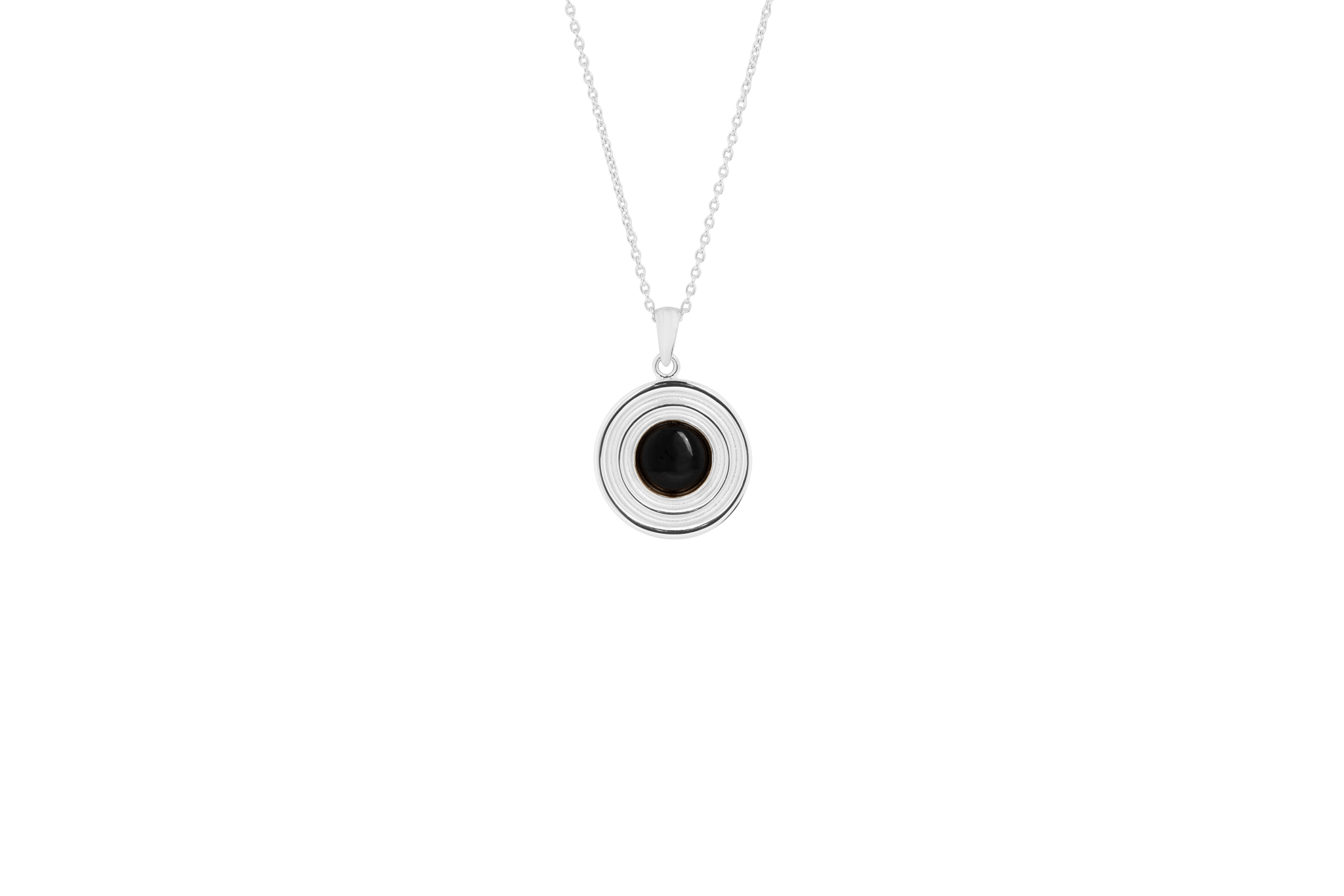IX Anker Necklace Onyx Silver