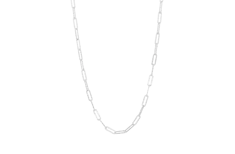 IX Alpha Necklace Silver