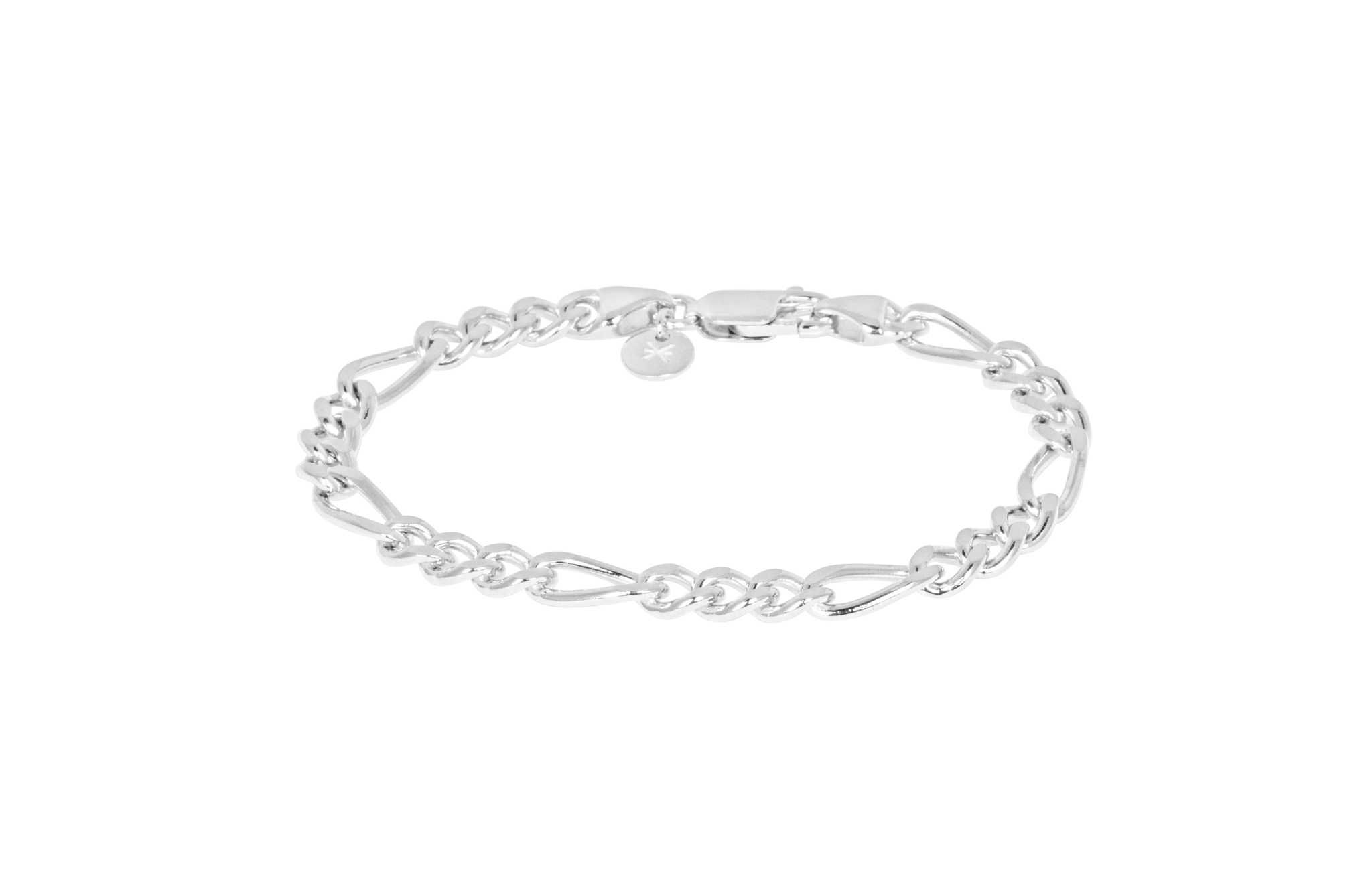 IX Chunky Figaro Bracelet Silver